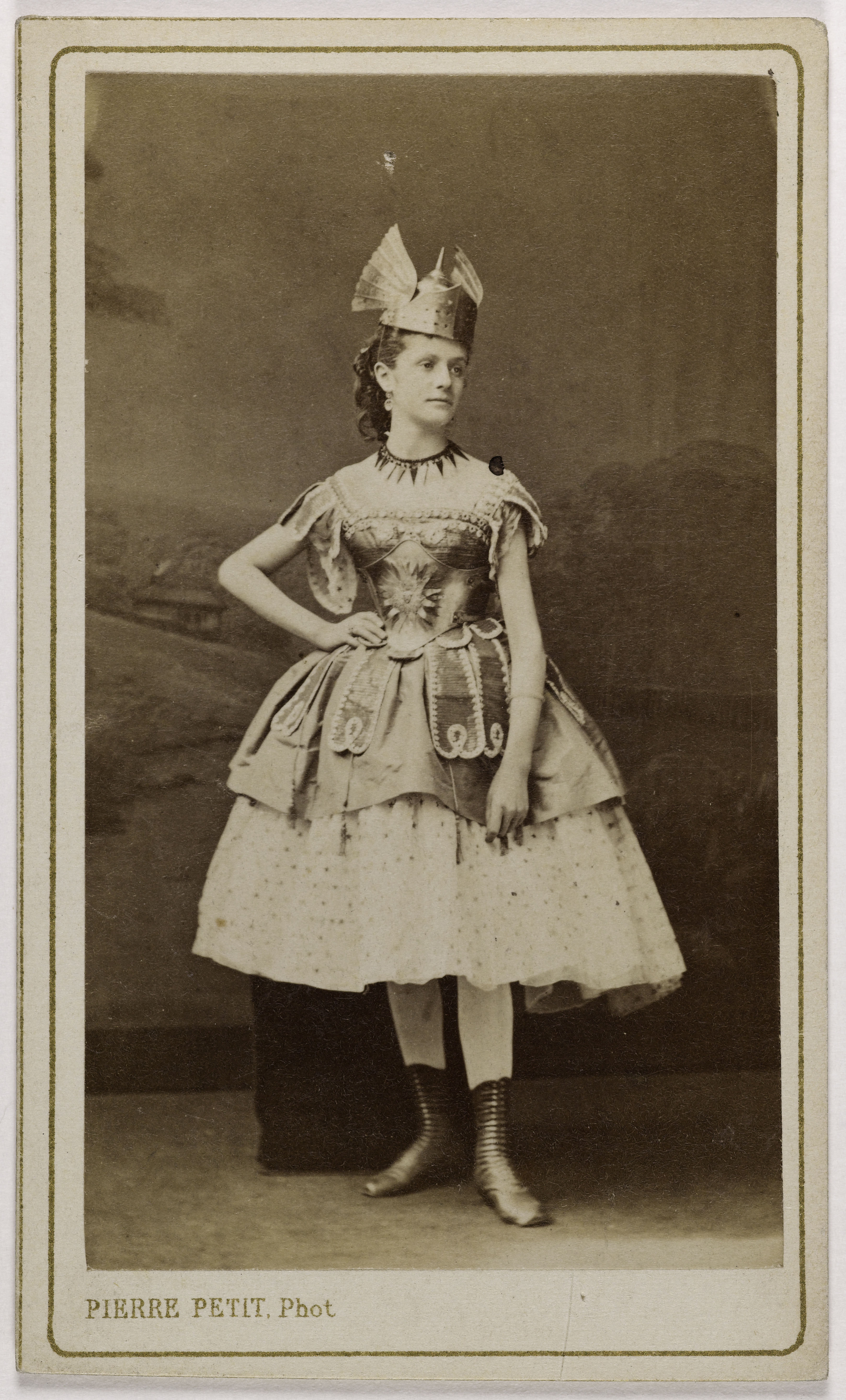 Pierre Petit, Portrait de Wanda de Bogdani, 1851-1888, chanteuse lyrique