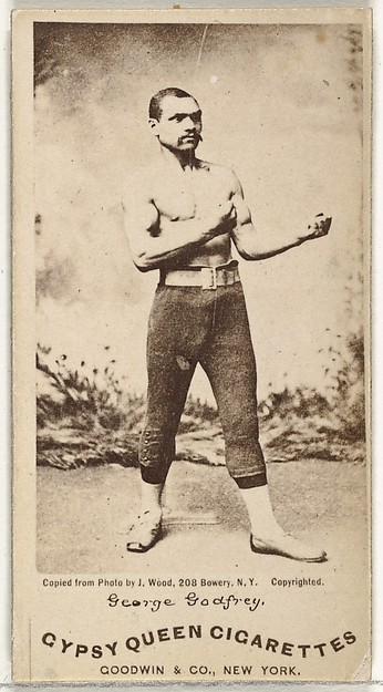 Goodwin & Company, George Godfrey, from the Celebrities and Prizefighters series (N174) for Gypsy Queen Cigarettes