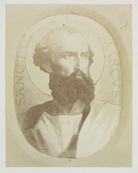 Francis Bedford, Portrait of St. Mark in Sevres enamel