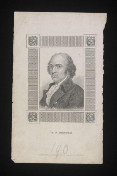 Unknown, J P Kemble
