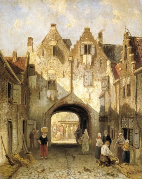 Charles Leickert, The Old Gate