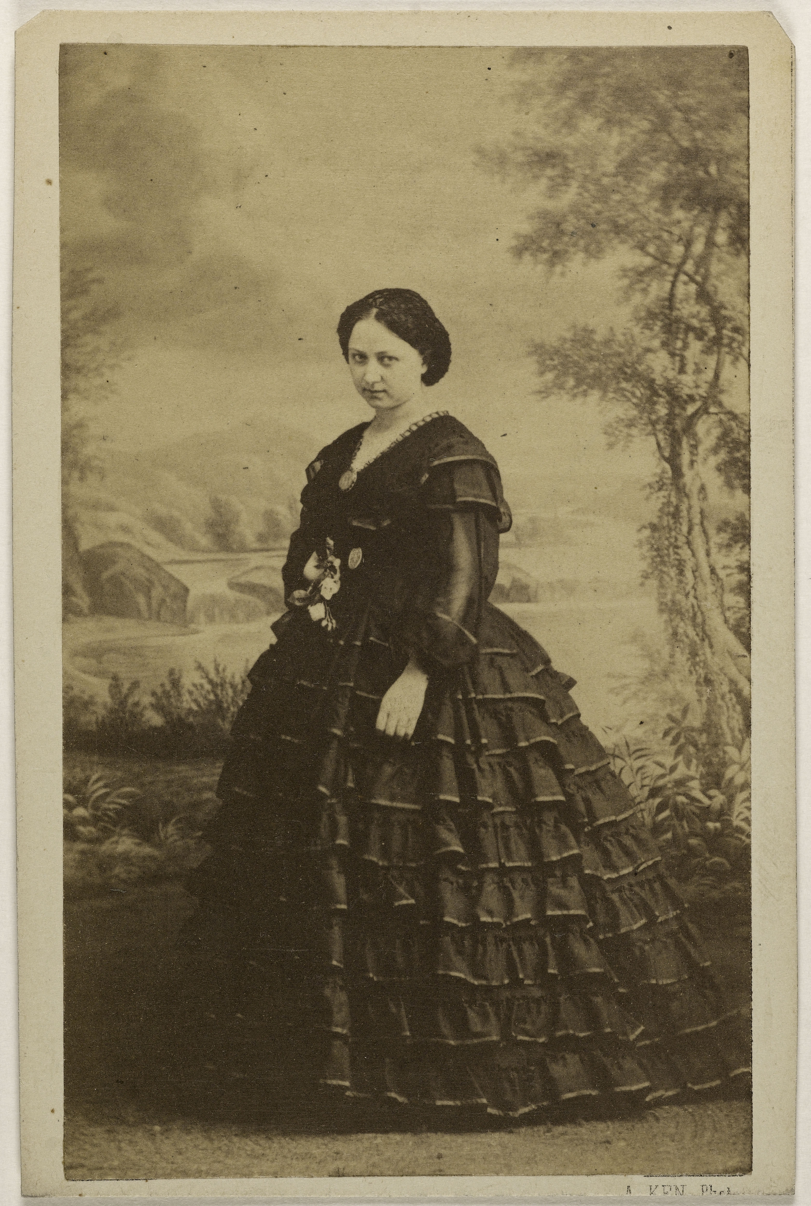 Alexandre Ken, Portrait de Bérangere, Adèle Buneau, (1835-1918), (actrice), dite
