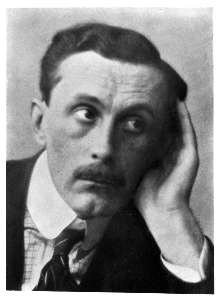 Anonym, Adolf Loos, Frontispiz der Innsbrucker Ausgabe von "Ins Leere gesprochen"