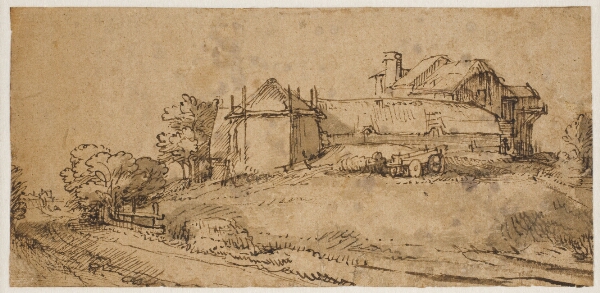 Rembrandt van Rijn, Landskab med bondegård og kornhjelm
