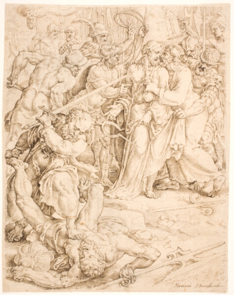 Maarten van Heemskerck, Kristi tilfangetagelse
