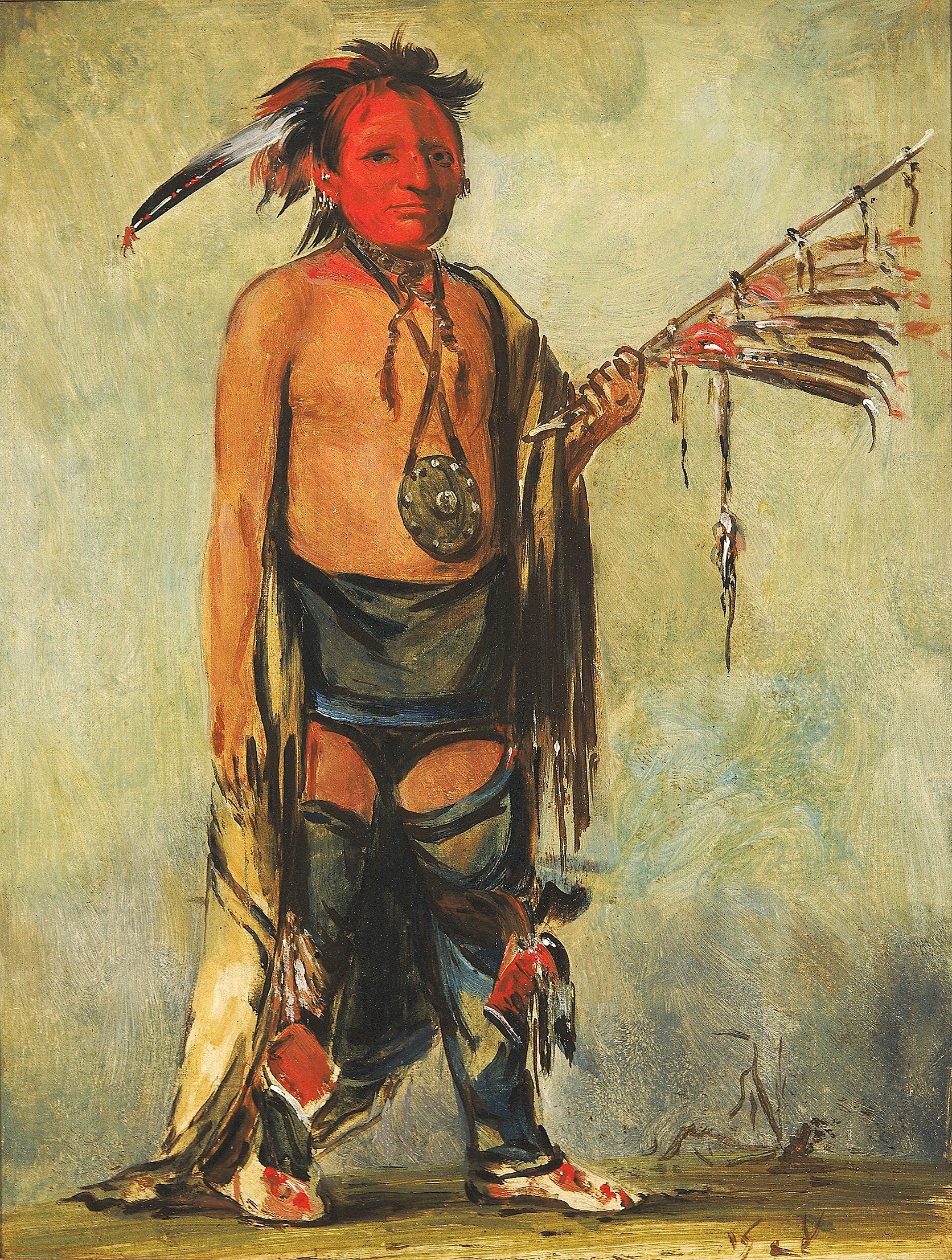 George Catlin, Hoo-w'a-ne-kaw, Little Elk
