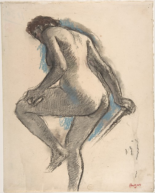 Edgar Degas, Bather Sponging Her Knee