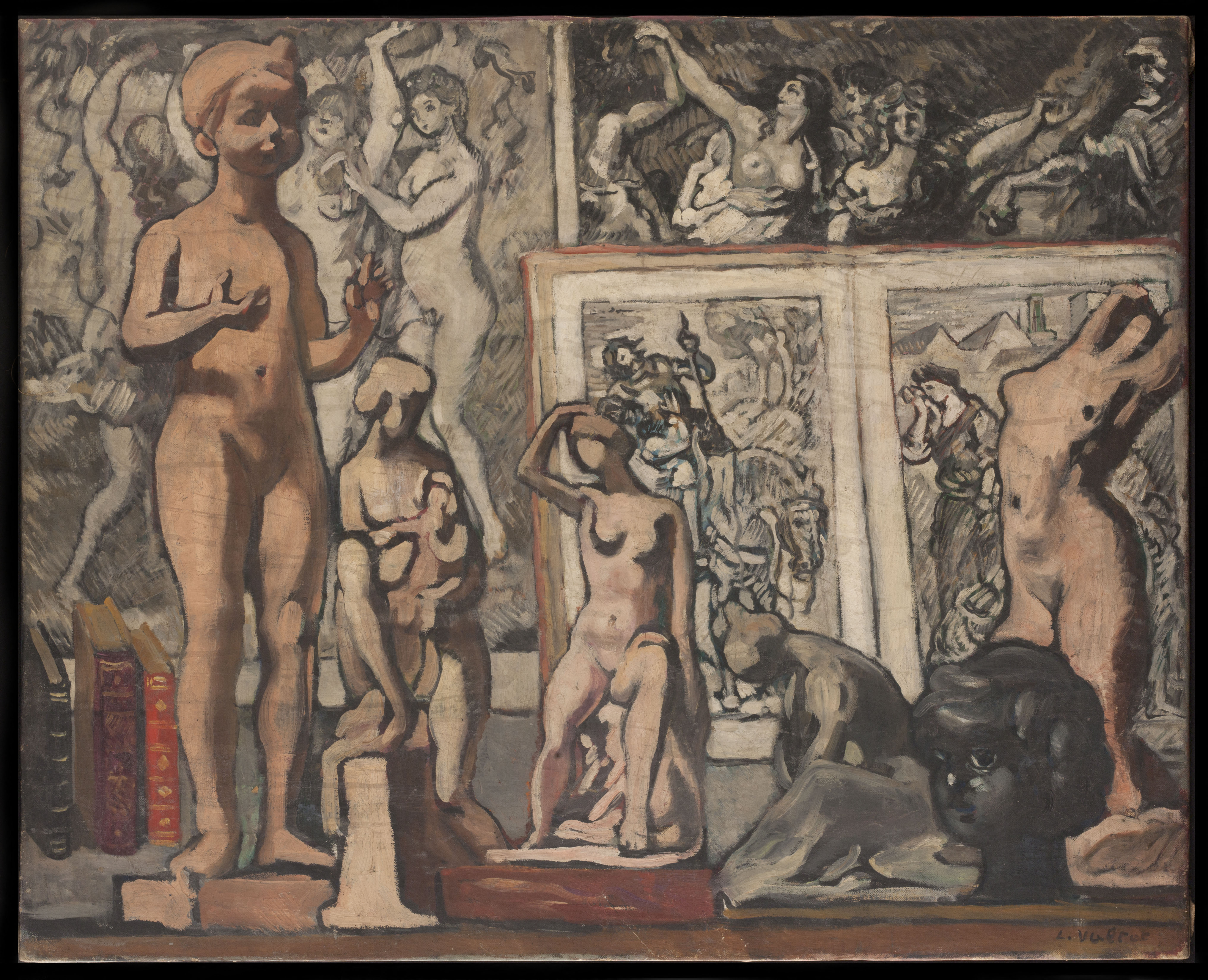 Louis Valtat, Académie de sculpture
