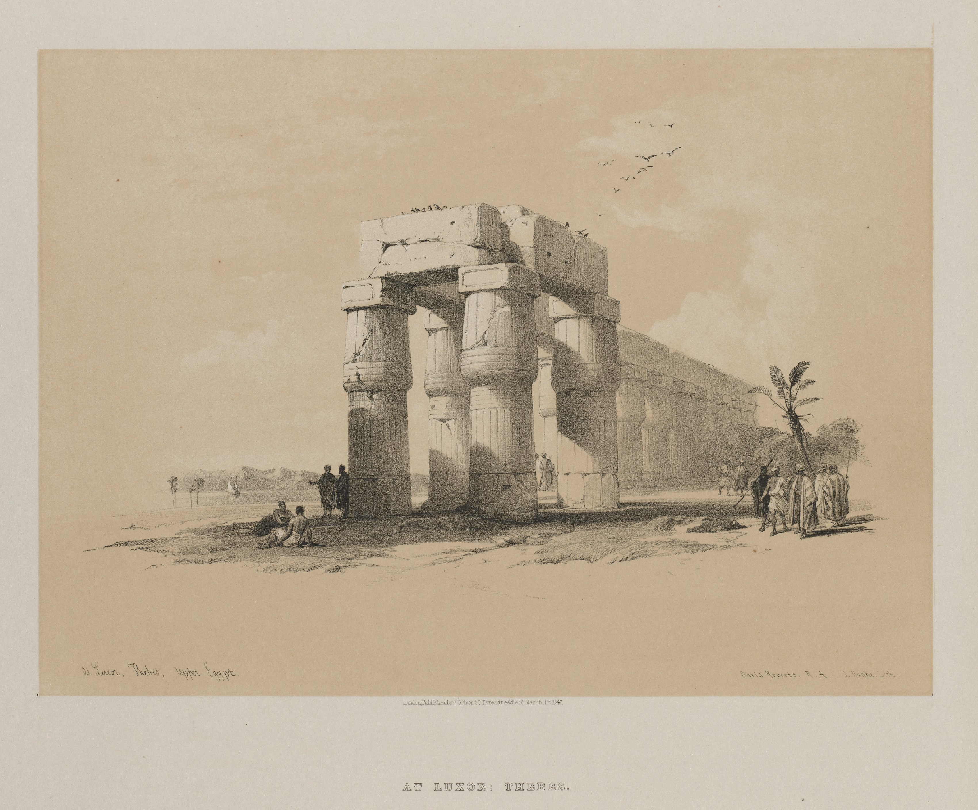 Louis Haghe, Egypt and Nubia, Volume I: At Luxor, Thebes, Upper Egypt