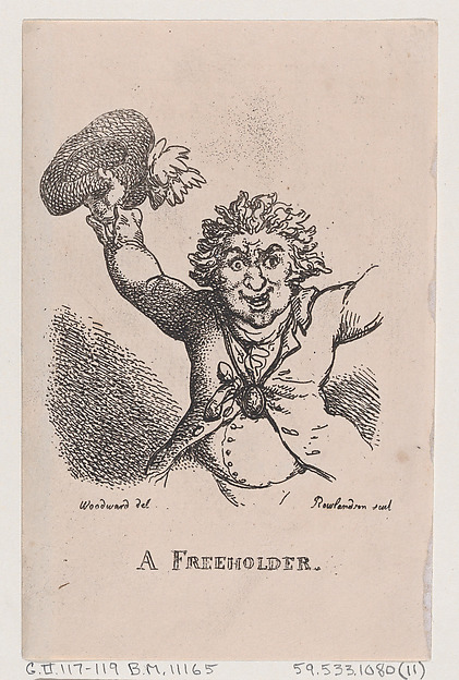 Thomas Rowlandson, A Freeholder