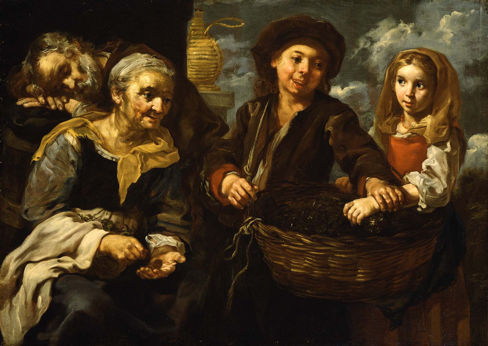 Bernhard Keil, Young Boy Selling Vegetables