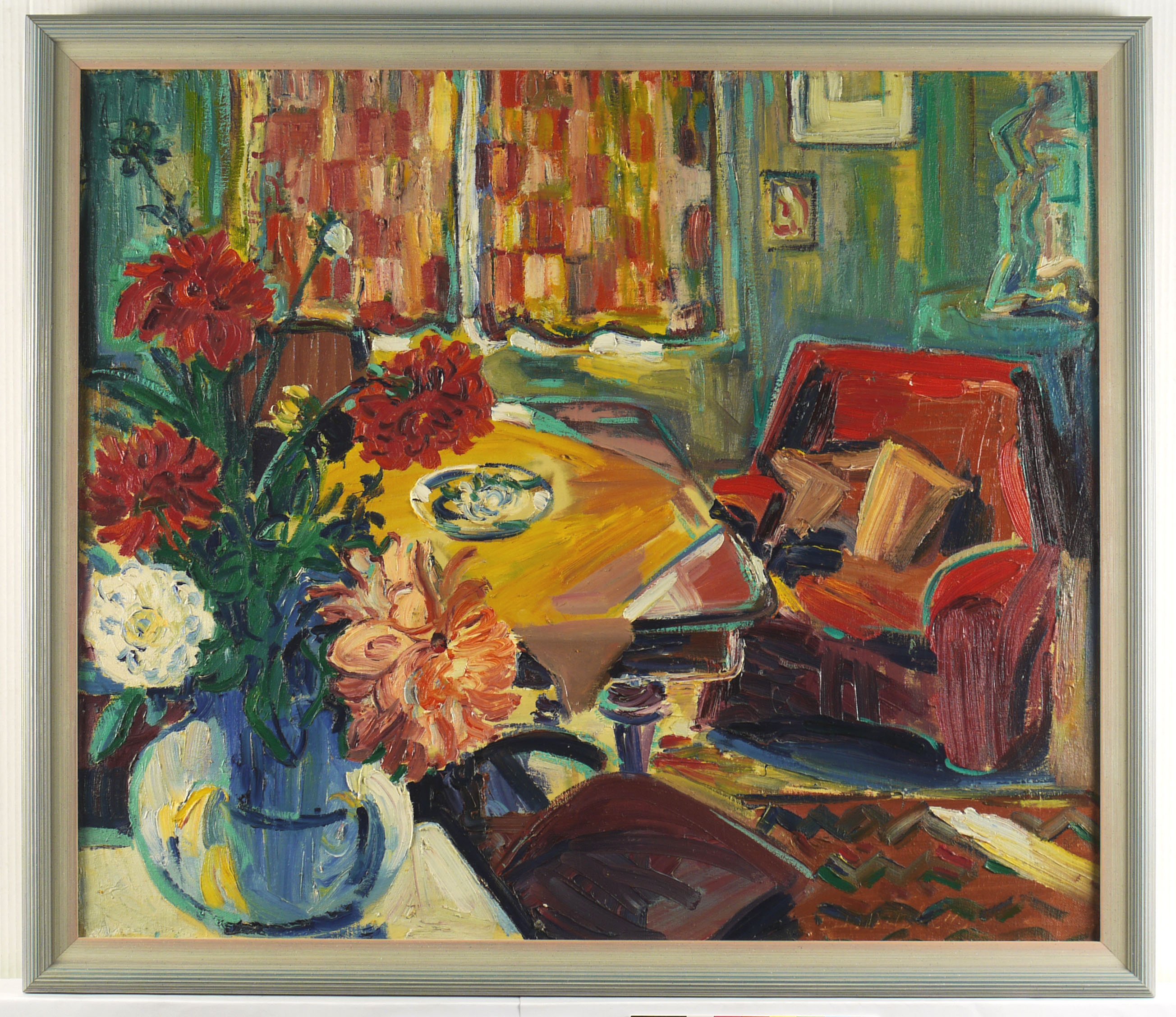 Otto Ditscher, Interieur (Blick in das Wohnzimmer des Künstlers)