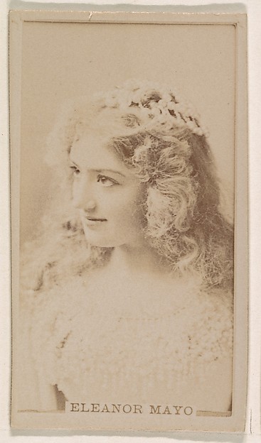 Kinney Brothers Tobacco Company, Eleanor Mayo, from the Actresses series (N245) issued by Kinney Brothers to promote Sweet Caporal Cigarettes