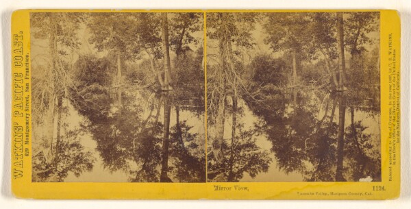 Carleton Watkins, Mirror View, Yosemite Valley, Mariposa County, Cal.