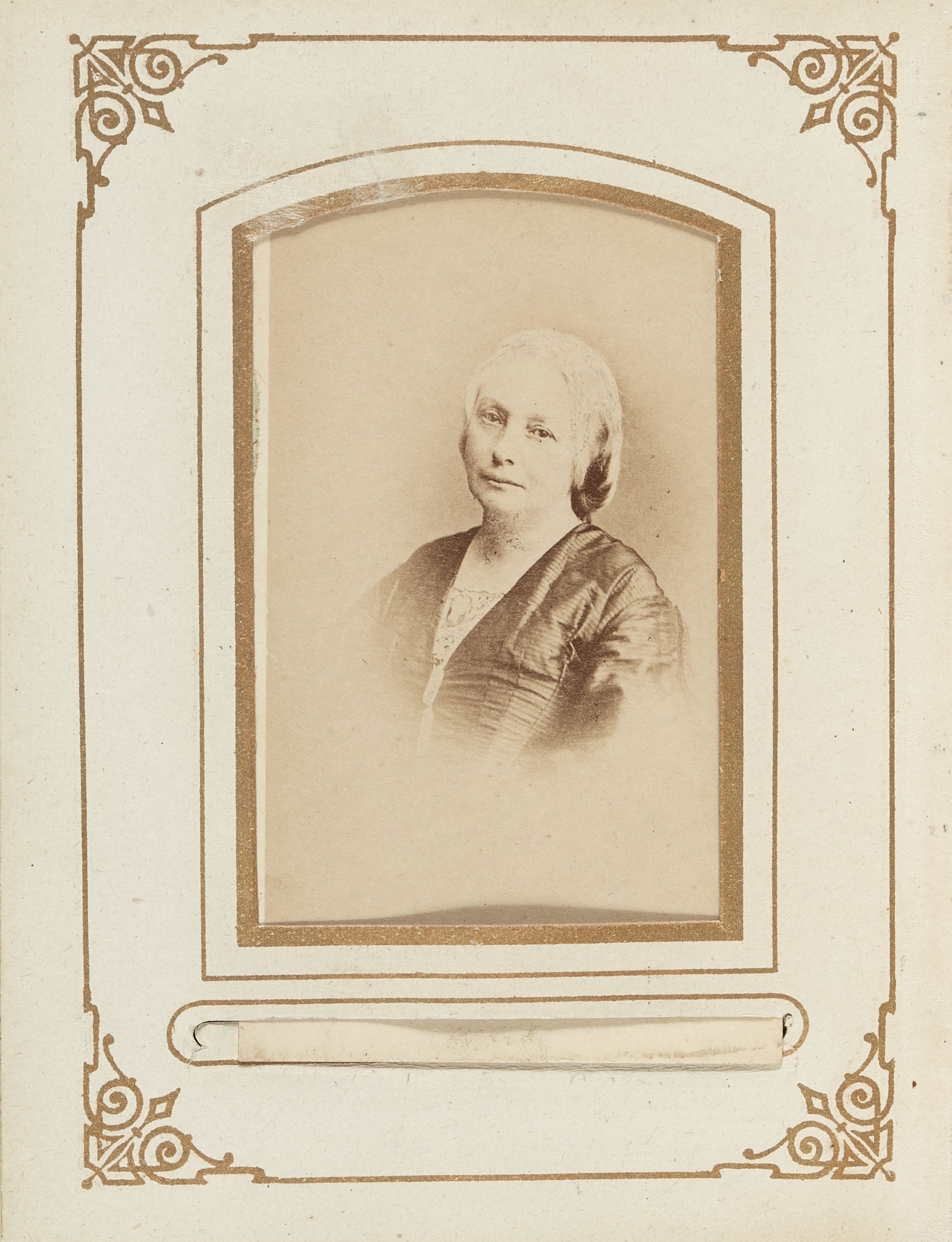 Arsène Garnier, Portrait de Juliette Drouet à Guernesey