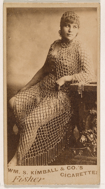 William S. Kimball & Company, Miss Fisher, from the Actresses series (N203) issued by Wm. S. Kimball & Co.