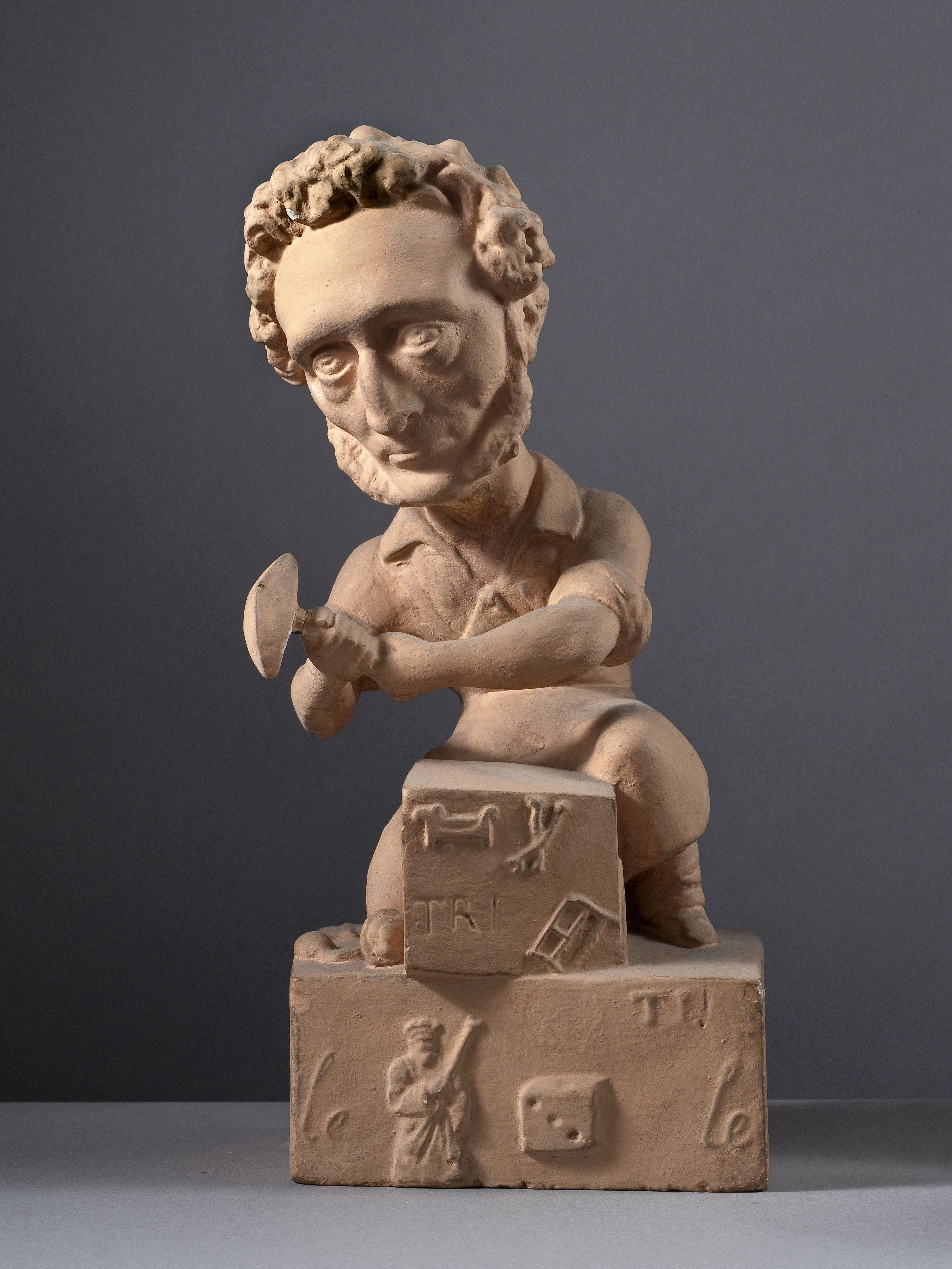 Jean Pierre Dantan, Portrait-charge de Jean-Jacques-Joseph Leroy, dit D'Etiolles (1798-1860), chirurgien