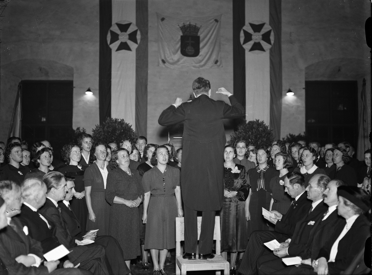 Paul Sandberg, Singing choir has concert, Uppsala 1939