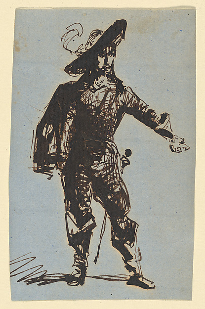 James McNeill Whistler, Cavalier (from Sketchbook)