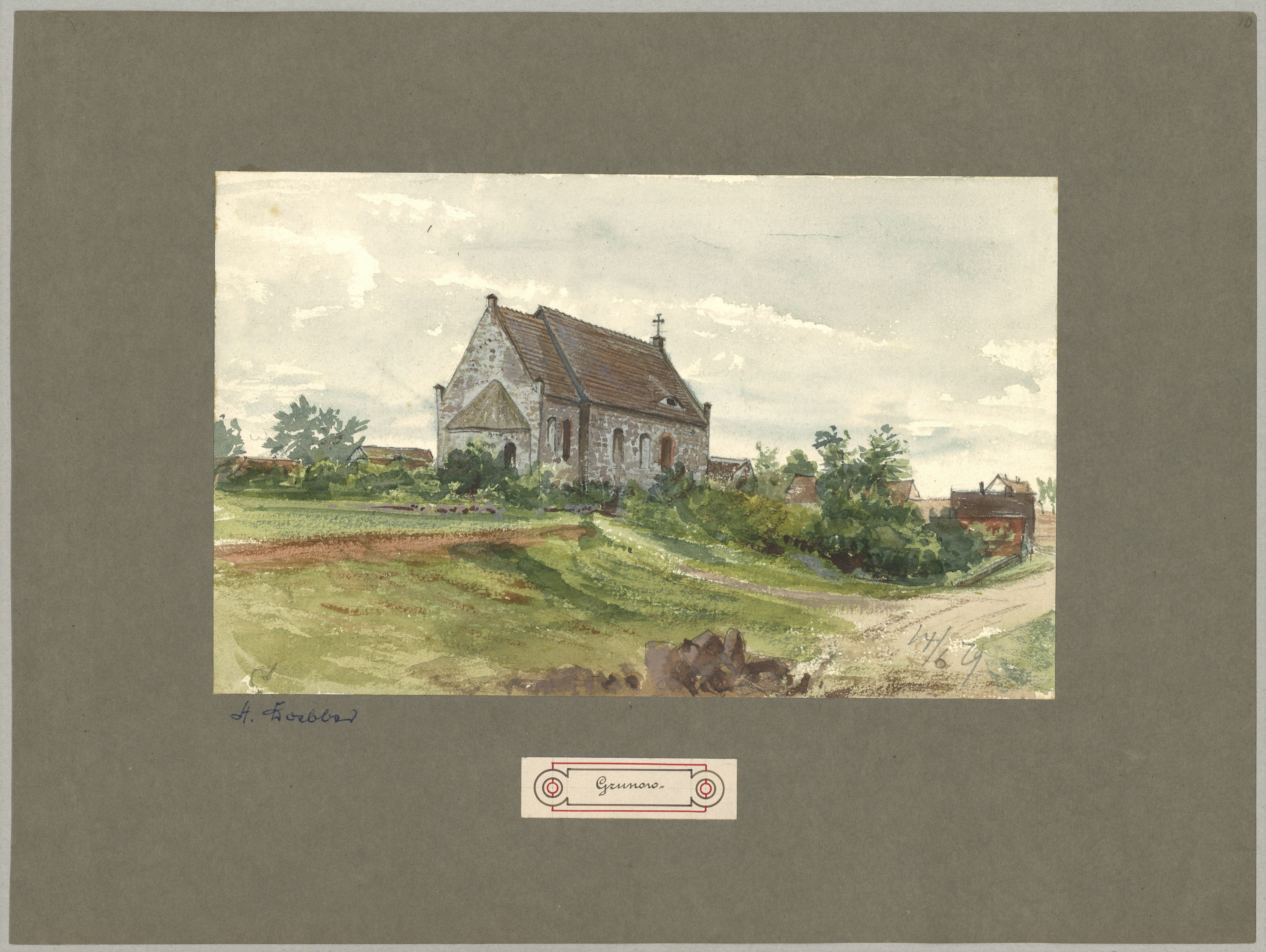 Adolph Doebber, Grunow (Oberbarnim): Dorfkirche