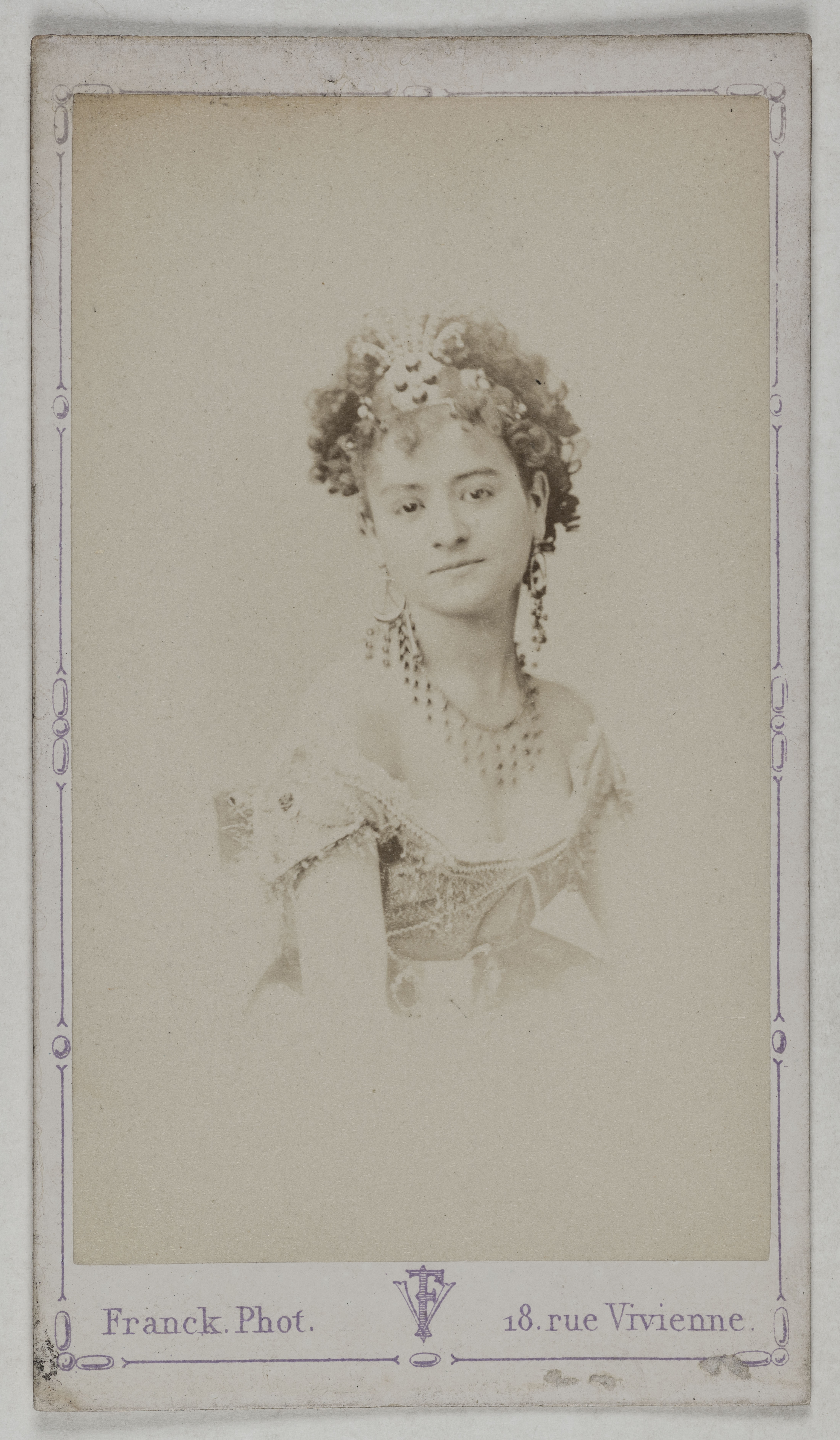 Franck, Portrait de Désirée, (née Pochonnet), (?-1861), (actrice)