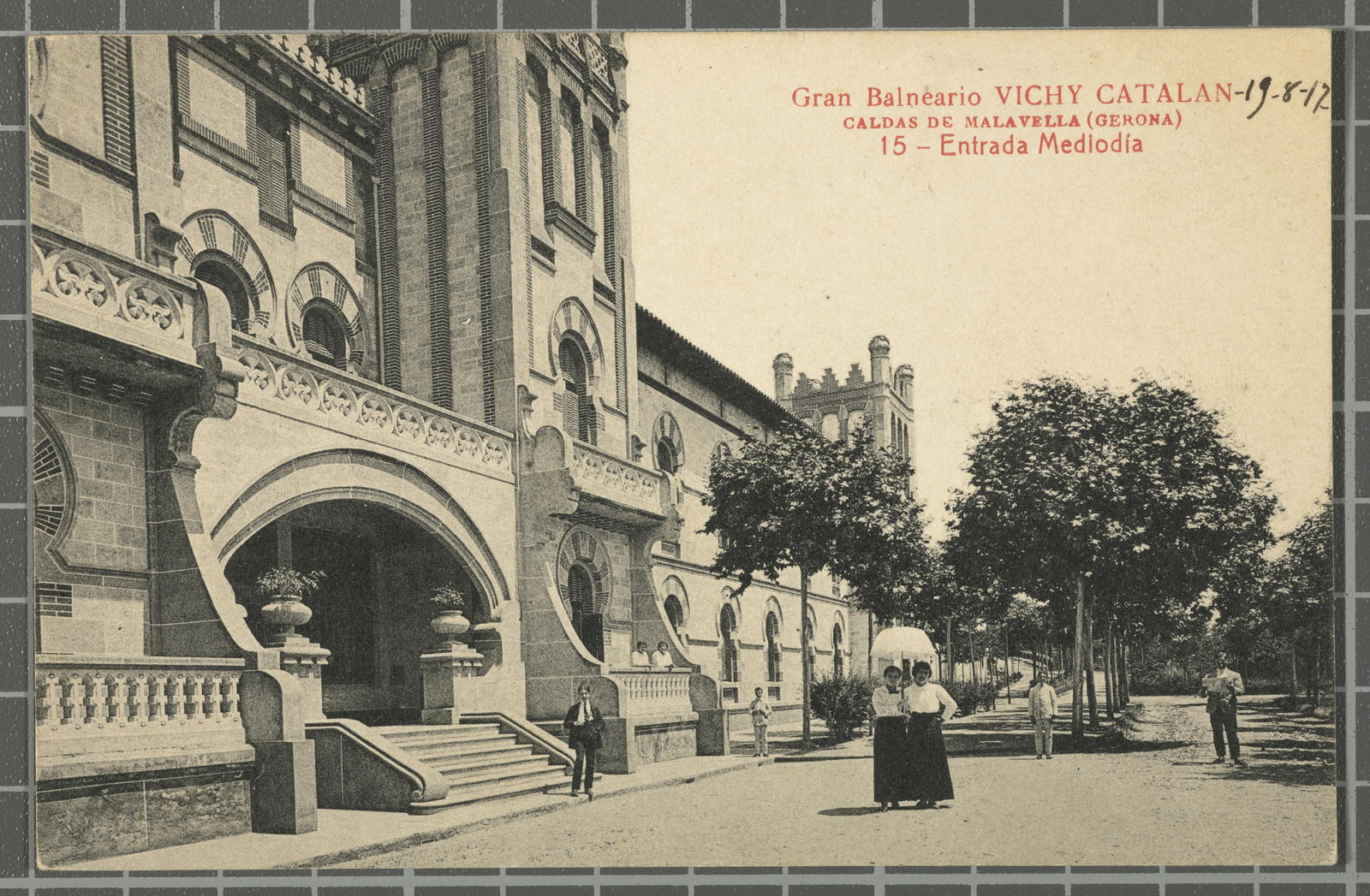 Desconegut, Gran Balneario Vichy. Caldas de Malavella (Gerona). 15 - Mediodía Entry