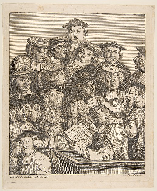 William Hogarth, Scholars at a Lecture