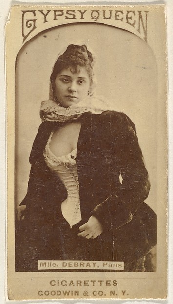Goodwin & Company, Mlle. Debray, Paris, from the Actors and Actresses series (N171) for Gypsy Queen Cigarettes