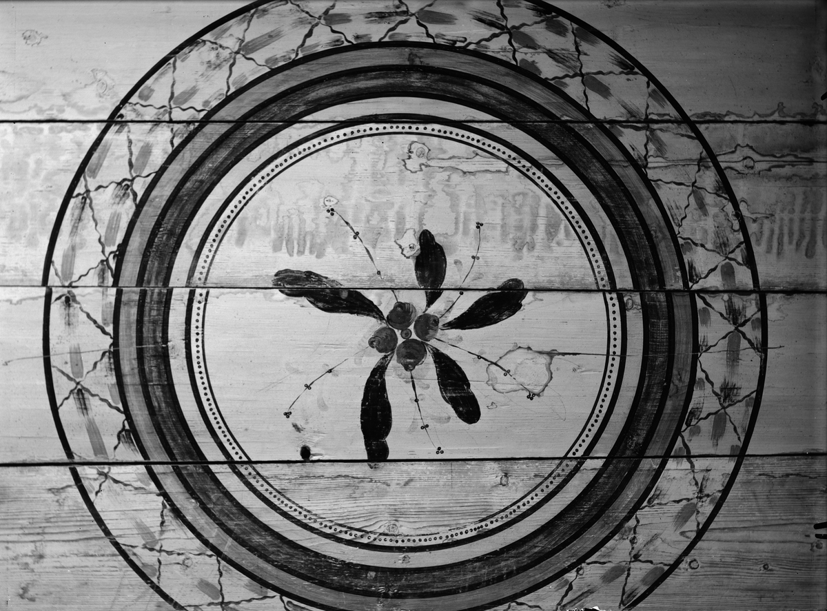 Paul Sandberg, Roof painting, J G Mattson, Sättra, Edsbro parish, Uppland 1936