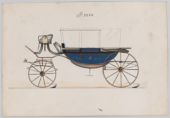 Brewster & Co., Design for Landau, No. 3284
