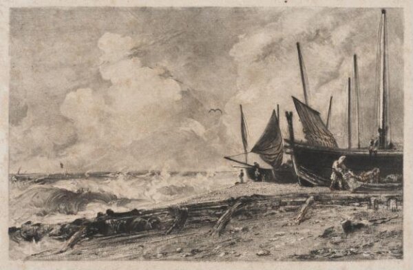 Constable, John RA, A Seabeach
