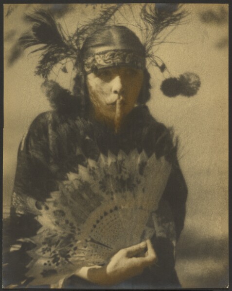 Louis Fleckenstein, [Portrait of a Woman holding a Fan]