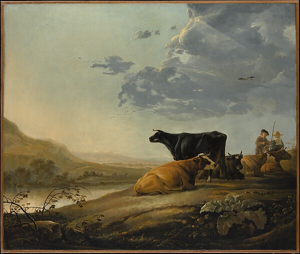 Aelbert Cuyp, Young Herdsmen with Cows