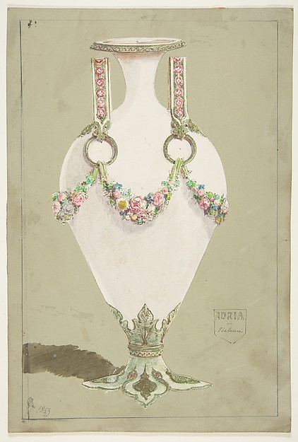 Anonymous, French, 19th century, Design for an Ewer