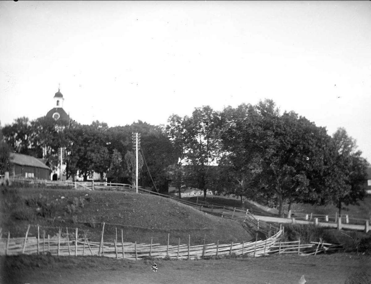 August Fredrik Schagerström, Vid Bälinge kyrka, Bälinge socken, Uppland september 1919