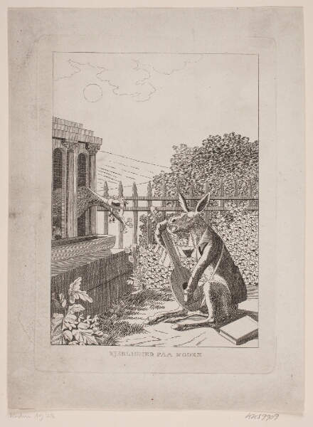 Ubekendt dansk, "Kjerlighed paa Moden"