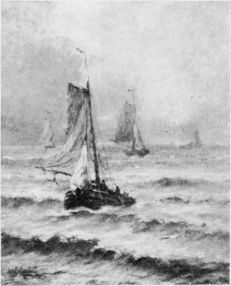 Hendrik Willem Mesdag, Zee met schepen