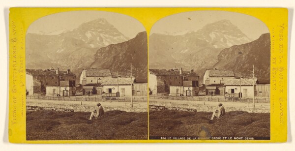 William England, Le Village de La Grande Croix et le Mont Cenis.
