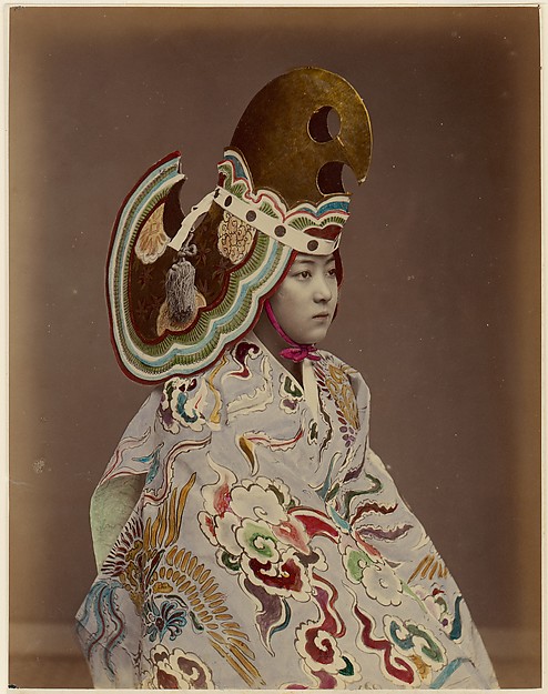 Unknown, [Performer in Bugaku-style Costume]