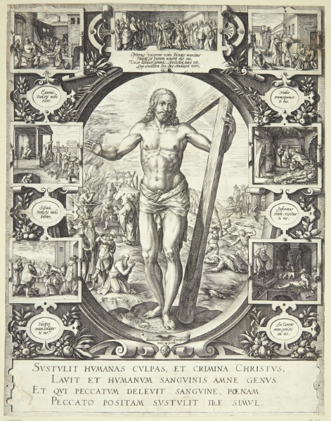 Hendrick Goltzius, Kristus med korset