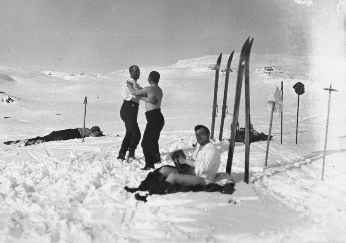 Anders Beer Wilse, Prot: Paasketur - Snebad, dansen
