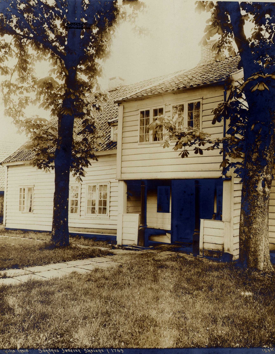 Anders Beer Wilse, Bolig, Skeiane gård, Sandnes, Rogaland. Fotografert 1912.