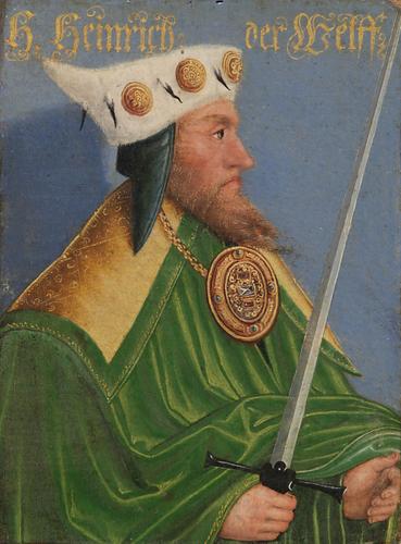 Lucas Cranach the Younger, Duke Heinrich the Proud (son of Duke Heinrich the black of Bavaria), died 1139