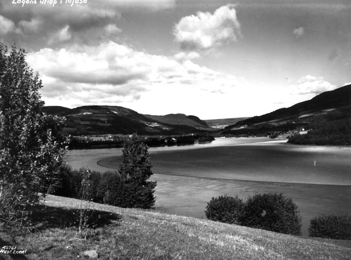 Anders Beer Wilse, Oversiktsbilde, Lågen, Mjosa