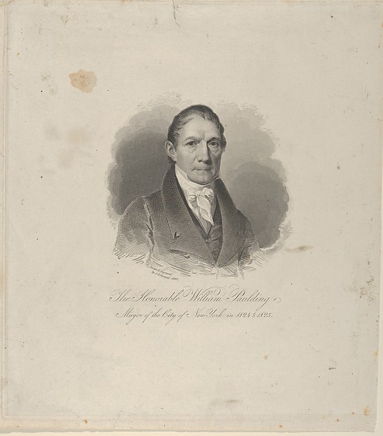 Asher Brown Durand, Honorable Willam Paulding, Mayor of the City of New York