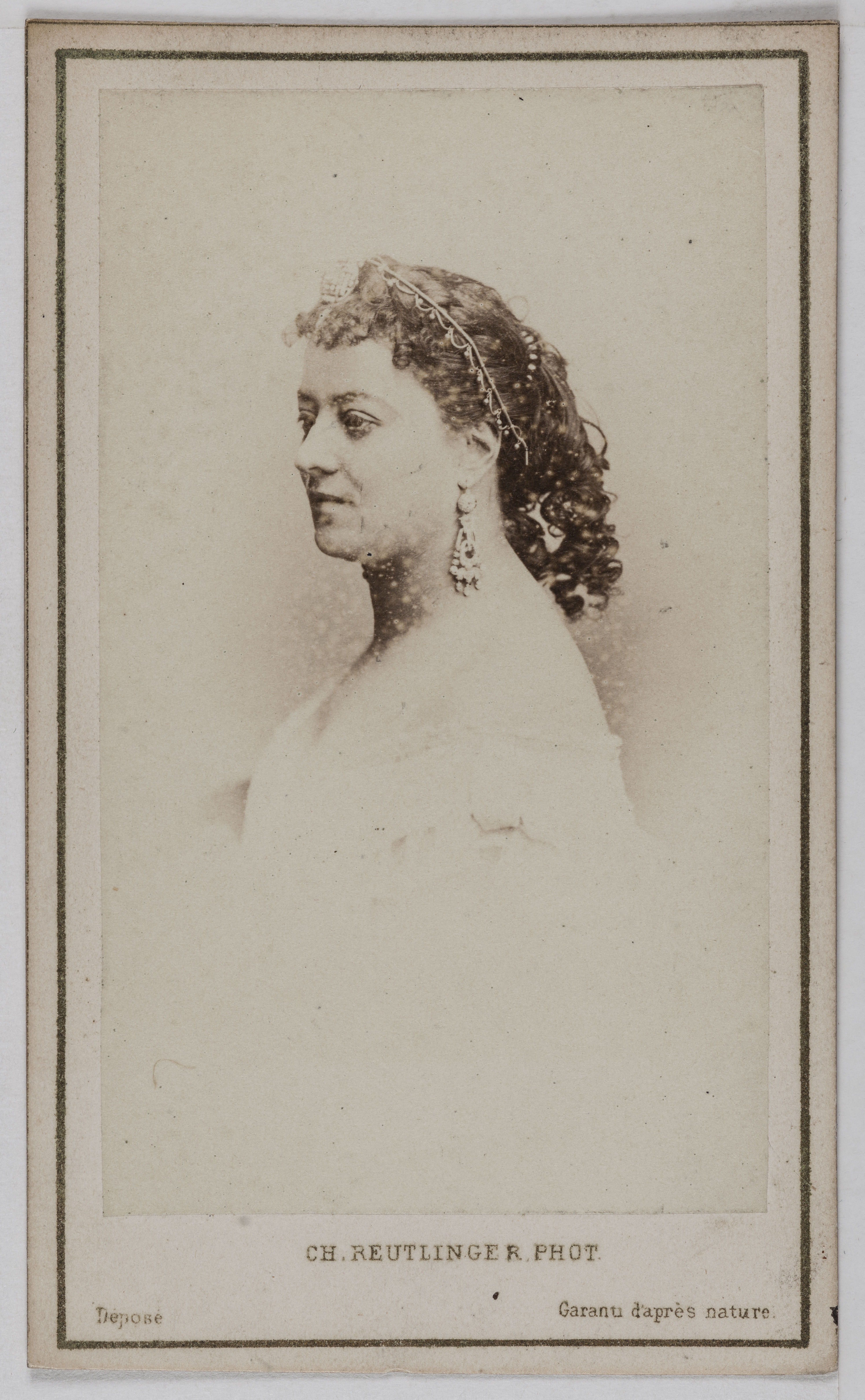 Charles Reutlinger, Portrait de Mariani (Berth ?), (actrice)