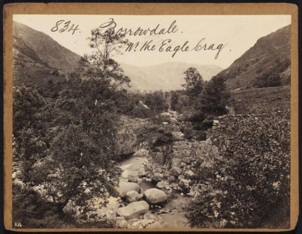 Francis Frith, Borrowdale.  Nr. the Eagle Crag