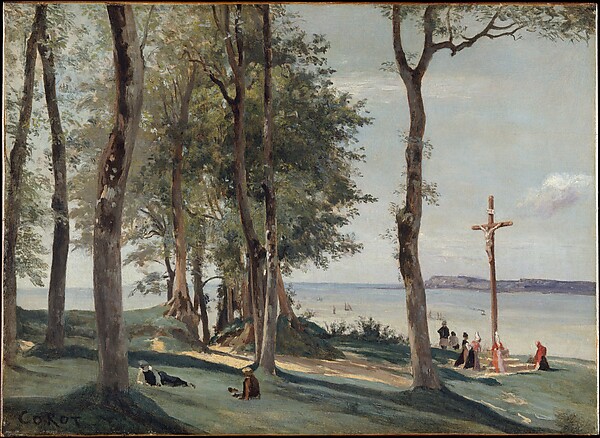 Camille Corot, Honfleur: Calvary