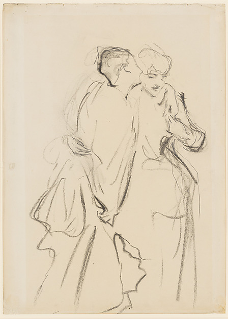 John Singer Sargent, Whispers (Virginie Amélie Avegno Gautreau and a Friend)