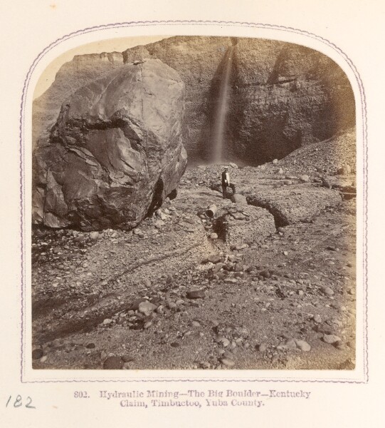 Thomas Houseworth, Hydraulic Mining—The Big Boulder